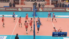 视频-女排第15轮5佳球 龚翔宇霸气拦网得分