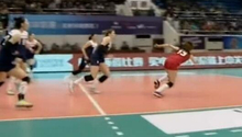 视频-女排半决赛IV浙江VS四川5佳球 王娜单人拦网