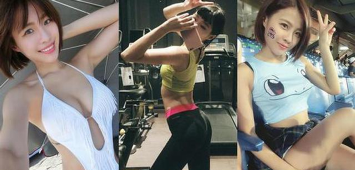 台湾棒球妹气质清新 身材火辣