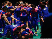 苏迪曼杯韩国夺冠疯狂庆祝