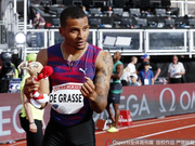 钻石联赛德格拉塞百米夺冠