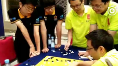 视频-城围联两队共同探讨棋局