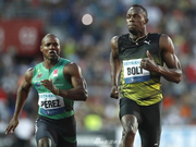 捷克田径赛博尔特10秒06百米夺冠 王峥链球摘银