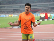 田联挑战赛谢震业百米10秒11第2 预赛超风速破十