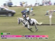 视频-马术三项大师赛巴伯里站 越野赛场精彩一览