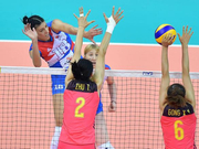 中国女排扣发输20分 塞队失误33分博斯独揽31分