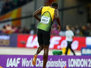 视频-十年辉煌落幕 博尔特伦敦碗告别田径赛场