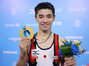 世锦赛白井健三自由体操三连冠
