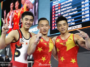 2017体操世锦赛奖牌榜：中国时隔6年重登榜首