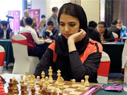 高清-国象联赛天津站外援特写 伊朗美女靓丽出战