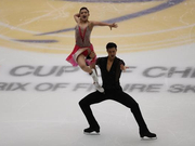 新浪直击花滑中国杯冰舞短舞蹈