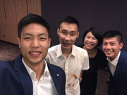 周天成赴马参加活动后与李宗伟聚餐 不忘送祝福