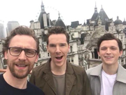 图|卷福抖森观战温网决赛 小雀斑荷兰弟亦在列