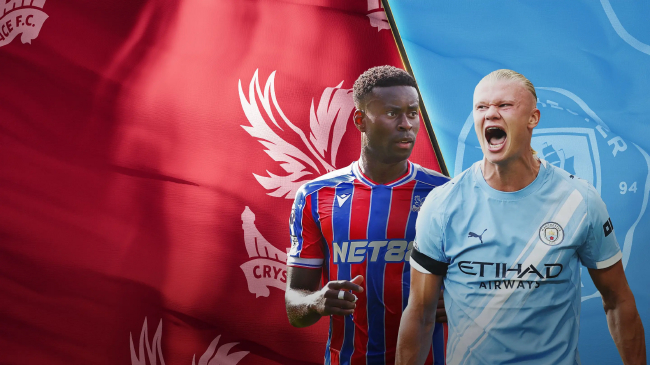 恐怖4人组冲水晶宫后防!数据示曼城赢紧咬枪手