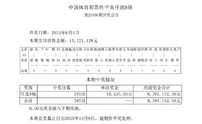 磐田喜悦1-4不敌秋田 足彩任九开797注10536元