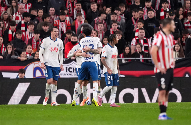 足彩彩果：毕尔巴鄂1-2西班牙人 马里造3倍冷平