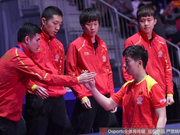 打比赛推着对手走！刘国梁调侃樊振东为推土机