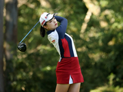 史丹利女子赛石昱婷T24 长推切杆不断神奇进洞