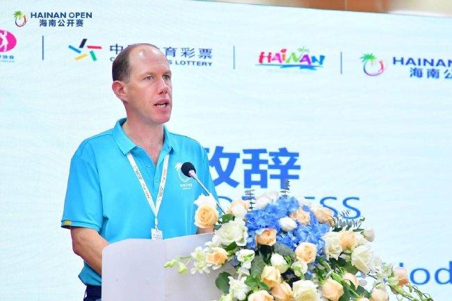 杰米-霍奇思（图片源：海南公开赛官方资料）