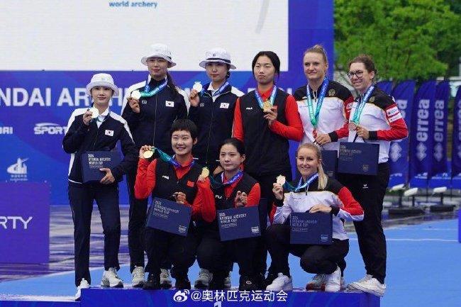 射箭世界杯赛上海站收官 中国女团首夺世界杯冠军