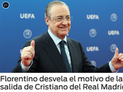皇马主席：C罗因个人原因离开 这永远是他的家