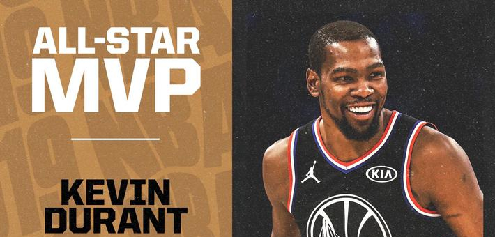 杜兰特31分率队逆转 当选全明星MVP