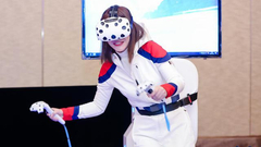 明星VR滑雪对抗赛