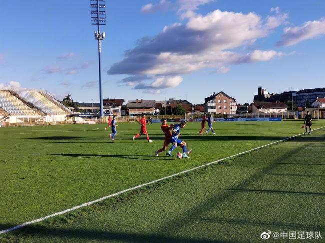 热身赛-U21国足1-0胜克罗地亚萨格勒布火车头U19