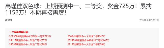 双色球专家连续29期中大奖!预测总揽超2.57亿
