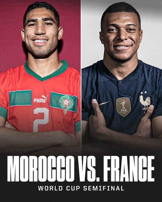 半决赛法国对阵摩洛哥 历史战绩法国占据优势