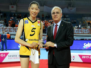 朱婷征战欧冠获东道主盛赞 称其为排球界的梅西