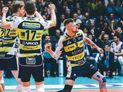 意大利男排半决赛摩德纳扳回一城 扎伊采夫30分