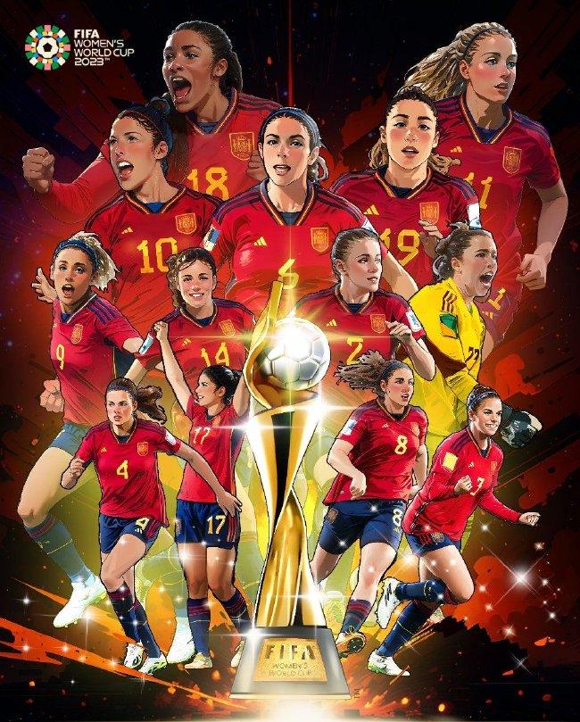 女足世界杯-卡蒙娜建功 西班牙1-0英格兰夺冠！