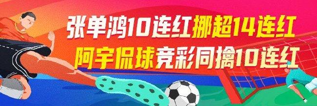 精选足篮专家:张单鸿10连红!挪超/法甲豪取14连红