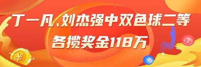 精选双色球专家：丁一凡、刘杰强同中二等118万