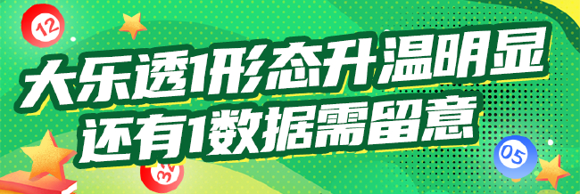 大乐透罕见形态升温明显 还有1数据走势需留意