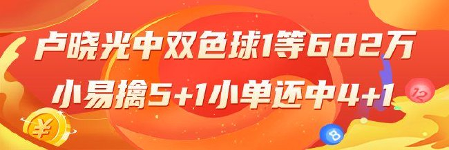精选双色球专家：卢晓光中头奖682万累擒1958万