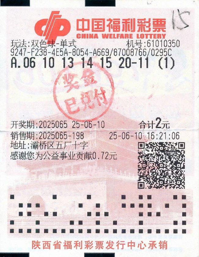 新手彩民2元机选擒双色球885万 每月投入20元
