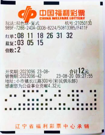 中奖彩票