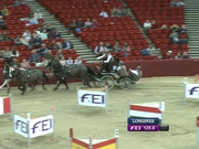 视频-人马竞技精彩刺激 FEI马车赛走进布达佩斯