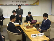 高清-LG杯决胜局开始 井山裕太对阵谢尔豪