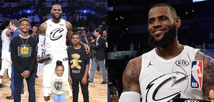 詹姆斯当选洛杉矶全明星赛MVP