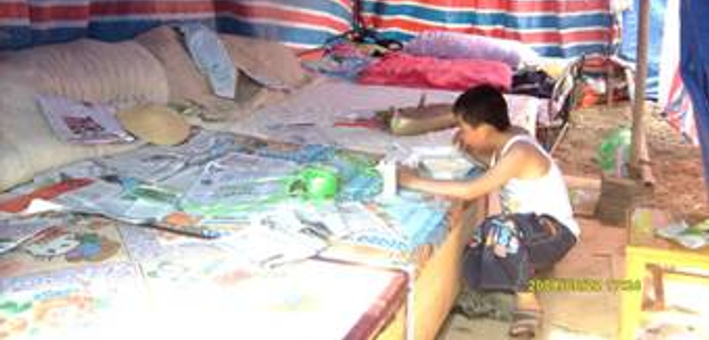 学校停课，帐篷里也能学习