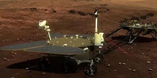 中国第一个火星车外观设计构型图