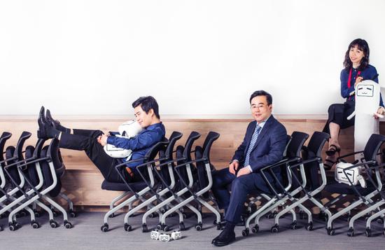 从左至右依次为:徐逸、陈睿、李旎。图片摄影:贾睿
