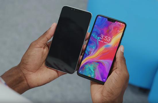 ▲iPhone X Plus(左)一加 6(右)