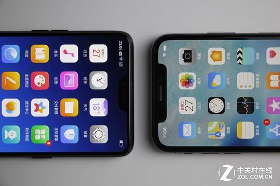 OPPO R15对比iPhone X
