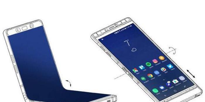 三星Galaxy X折叠手机新消息 Note8般大小