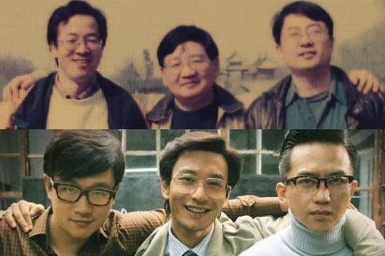 (《中国合伙人》剧照与真人照对比图,图片来自网络)