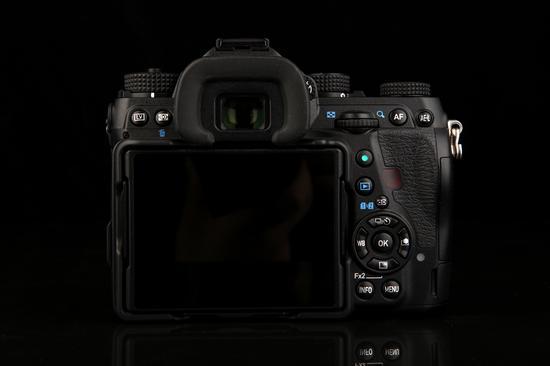 PENTAX K-1 Mark II机身背面